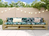 3 Piece Garden Lounge Set Impregnated Wood Pine 825533