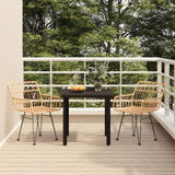 3 Piece Garden Dining Set Poly Rattan 3157859