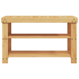 Shoe Rack 3-Tier 70x27.5x45 cm Bamboo 373365