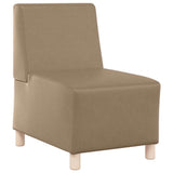 Modular Sofa Unit Armless Cappuccino 55 x 74 x 82 cm 4108493