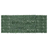 Balcony Screen with Dark Green Leaves 400x150 cm 315492