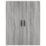 Highboard Grey Sonoma 69.5x34x180 cm Engineered Wood 3195969