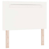 LED Headboard White 90 cm Faux Leather 42007294