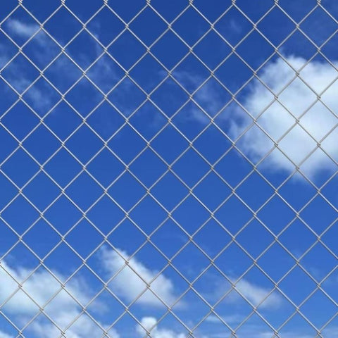 ZNTS Chain Link Fence with Posts Galvanised Steel 25x1.5 m Silver 145753