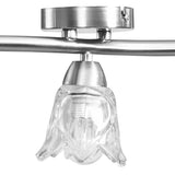 Ceiling Lamp with Transparent Glass Shades for 5 E14 Bulbs Tulip 289233