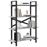 Bookshelf Grey Sonoma 100 x 33.5 x 140 cm Engineered Wood 883943