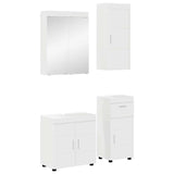 Bathroom Furniture Set TULUM 4 pcs White 60 x 34 x 63 cm 3398044