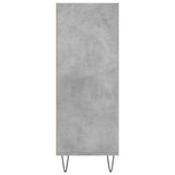 Bookcase Concrete Grey 69.5x32.5x90 cm Engineered Wood 828360