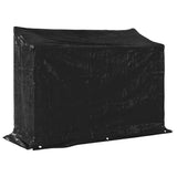 Firewood Rack with Rain Cover 151x60.5x110.5 cm Galvanised Steel 4104941