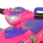 Children's Ride-on ATV with Sound and Light Pink and Purple 10141
