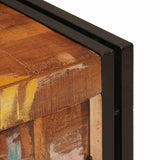 Bedside Cabinet Multicolour Solid reclaimed wood 4102777