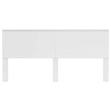 Headboard with Headboard Gloss White 200 cm Engineered wood 887719