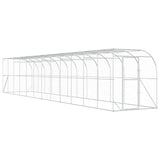 Against Wall Chicken Coop Silver 1200 x 200 x 215 cm 3434735