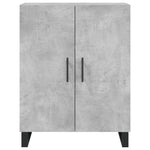 Highboard Concrete Grey 69.5x34x180 cm Engineered Wood 3198237