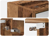Bathroom Mirror Cabinet Old Wood 43 x 16 x 62.5 cm 889149