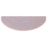 Stair Mats Self-adhesive Sisal-Look 15 pcs 65x21x4 cm Pink 326876