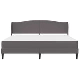 Bed Frame with Headboard Grey 180 x 200 cm Faux Leather 3415271