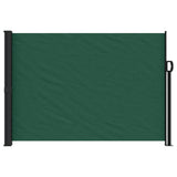 ZNTS Retractable Side Awning Dark Green 140x600 cm 4004515