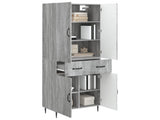 Cabinet Set 2 pcs Grey Sonoma 66 x 34.5 x 89.5 cm 3416670