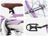 Kids Bike 18 Inches for 5-7 Years Old Purple 42009550