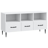TV Cabinet with Drawer White 102 x 34.5 x 50 cm Engineered Wood 894905