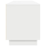 TV Cabinet with LED Lights White 193.5x41x50 cm 3328435