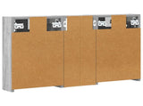 Bathroom Cabinet Set 3 pcs 80 x 10.5 x 50 cm Engineered wood 3403653