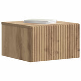 Wall-Mounted Bedside Cabinet 2 pcs Artisan Oak Engineered Wood 898444
