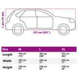 Car Cover for SUV Hail Protection Full XL Grey and Silver 4008950