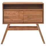 Console Table 80x30x80 cm Solid Teak Wood 326135