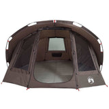 Fishing Tent 5-Person Brown Waterproof 4009393