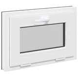 Basement Window RISOR 60 x 40 cm PVC and Glass Anthracite 42047345