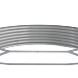 Garden Raised Bed Galvanised Steel 600x140x36 cm Brown 319050