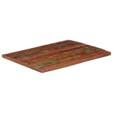 Table Top 90x80x2.5 cm Rectangular Solid Wood Reclaimed 371080