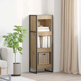 Book Cabinet Artisian Oak 40 x 30 x 121 cm Engineered Wood 886371