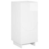 Sideboard High Gloss White 33.5 x 34.5 x 75 cm Engineered Wood 8011508