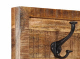 Wall-mounted Coat Rack with 5 Hooks Solid Wood Mango 358955