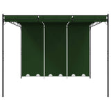 Gazebo 4 x 3 x 2.3 m Green Polyester and Steel 42030539