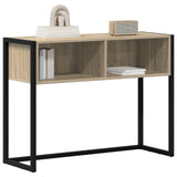 End Table with Storage Sonoma 100 x 36 x 75 cm Engineered Wood 886691