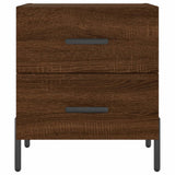 Bedside Cabinets 2 pcs Brown Oak 40x35x47.5 cm Engineered Wood 827339