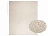 Rug ZIZUR Cream 200x290 cm Jute Look Indoor and Outdoor 4010381