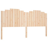 Bed Headboard 206x4x110 cm Solid Wood Pine 818490
