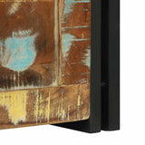 Storage Box Brown and Black 40 x 40 x 40 cm Solid Acacia Wood 4016749