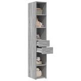 Highboard Grey Sonoma 30x42.5x185 cm Engineered Wood 846241
