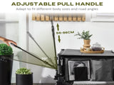Garden Trolley, Cargo Traile on Wheels, Folding Collapsible Camping Trolley, Outdoor Utility Wagon, T3398P377621