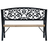 ZNTS Garden Bench 120 cm Wood 47940