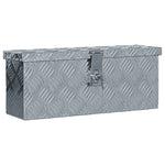 ZNTS Aluminium Box 48.5x14x20 cm Silver 142935