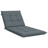 Sunlounger Cushion GEMERT 100% Polyester Blue 190 x 70 x 9 cm 947403