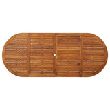 Garden Dining Table 220x90x75 cm Solid Acacia Wood 315949