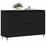 Sideboard Black 101.5x35x70 cm Engineered Wood 827197